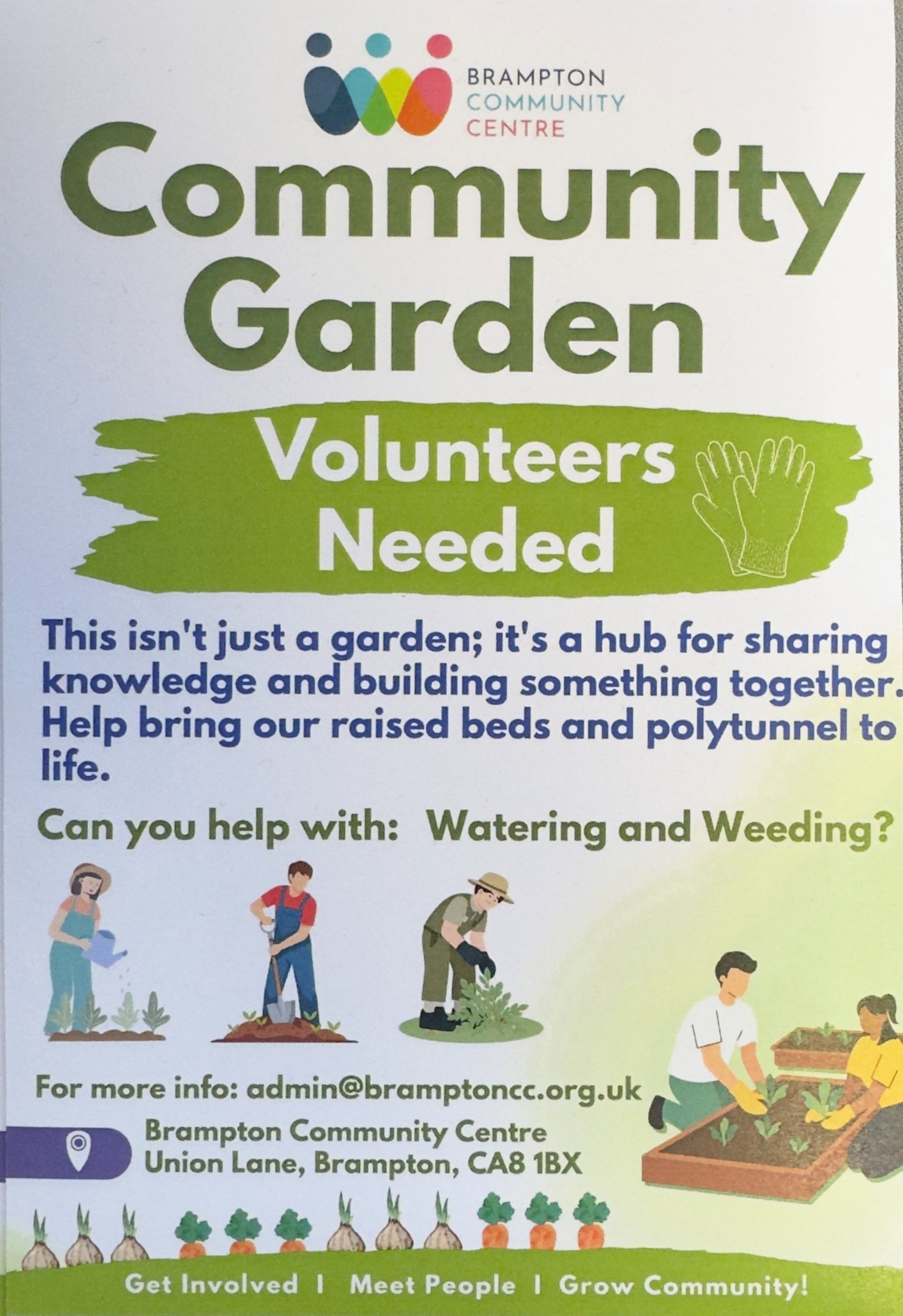 Community garden poster